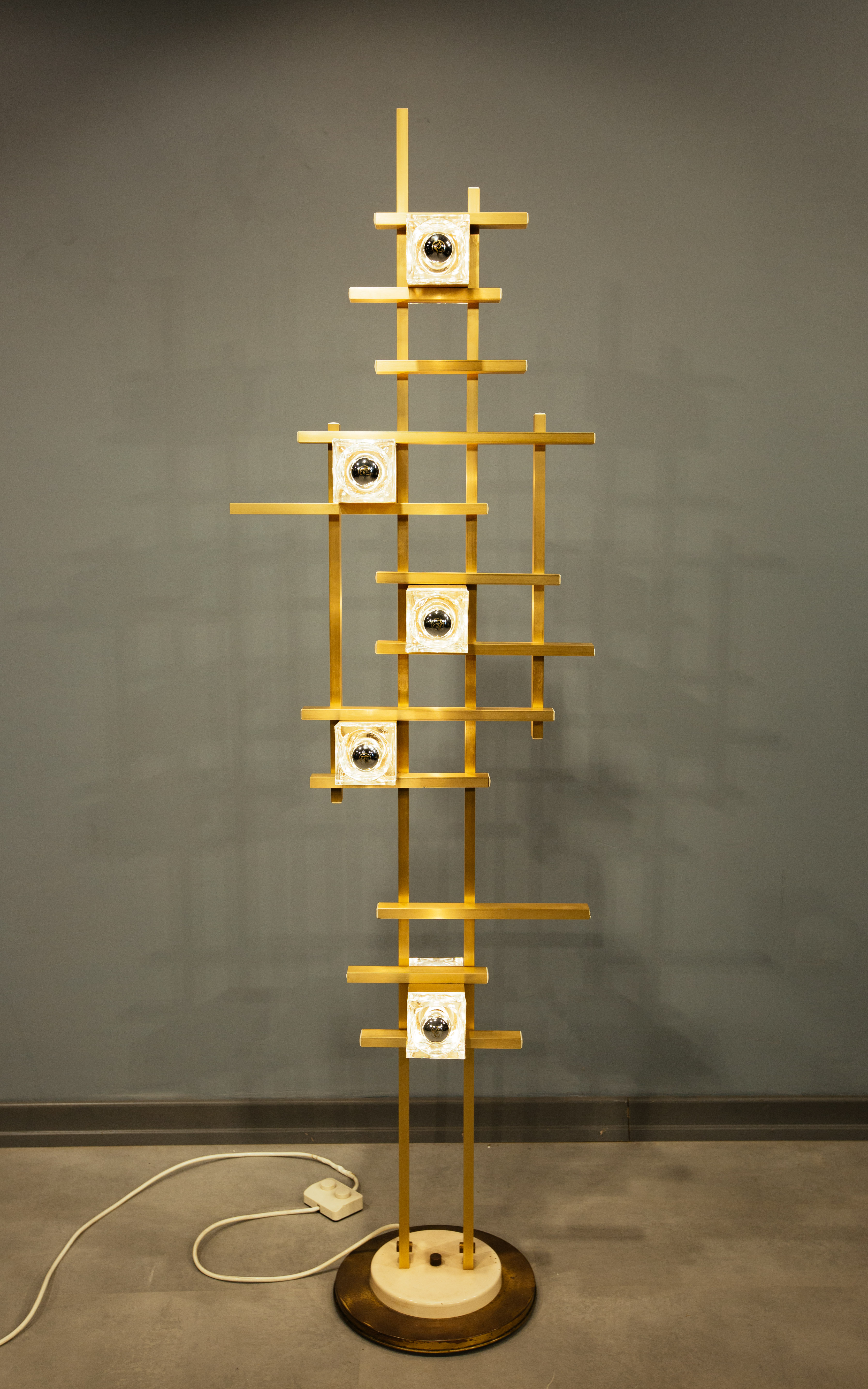 Gaetano Sciolari Cube Floor Lamp